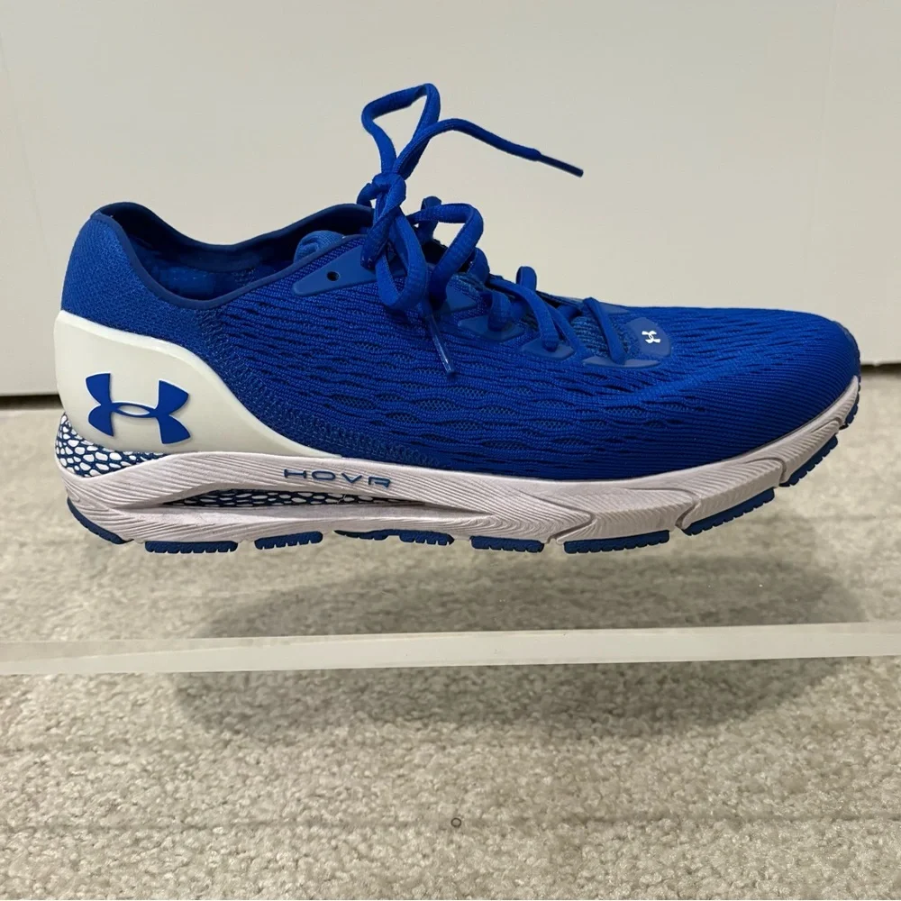 Under Armour HOVR Sonic 3 Running Shoe - Blue & White - Women's Size 10 - Picture 2 of 10